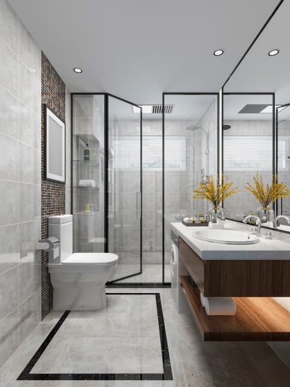 Bathroom interior